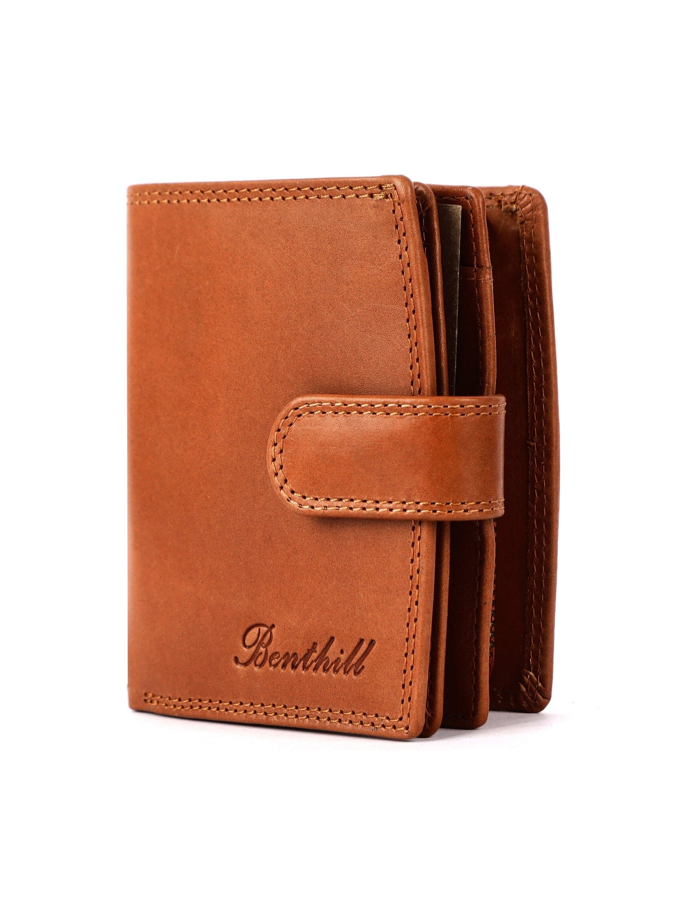Benthill Wallet in Brown: front