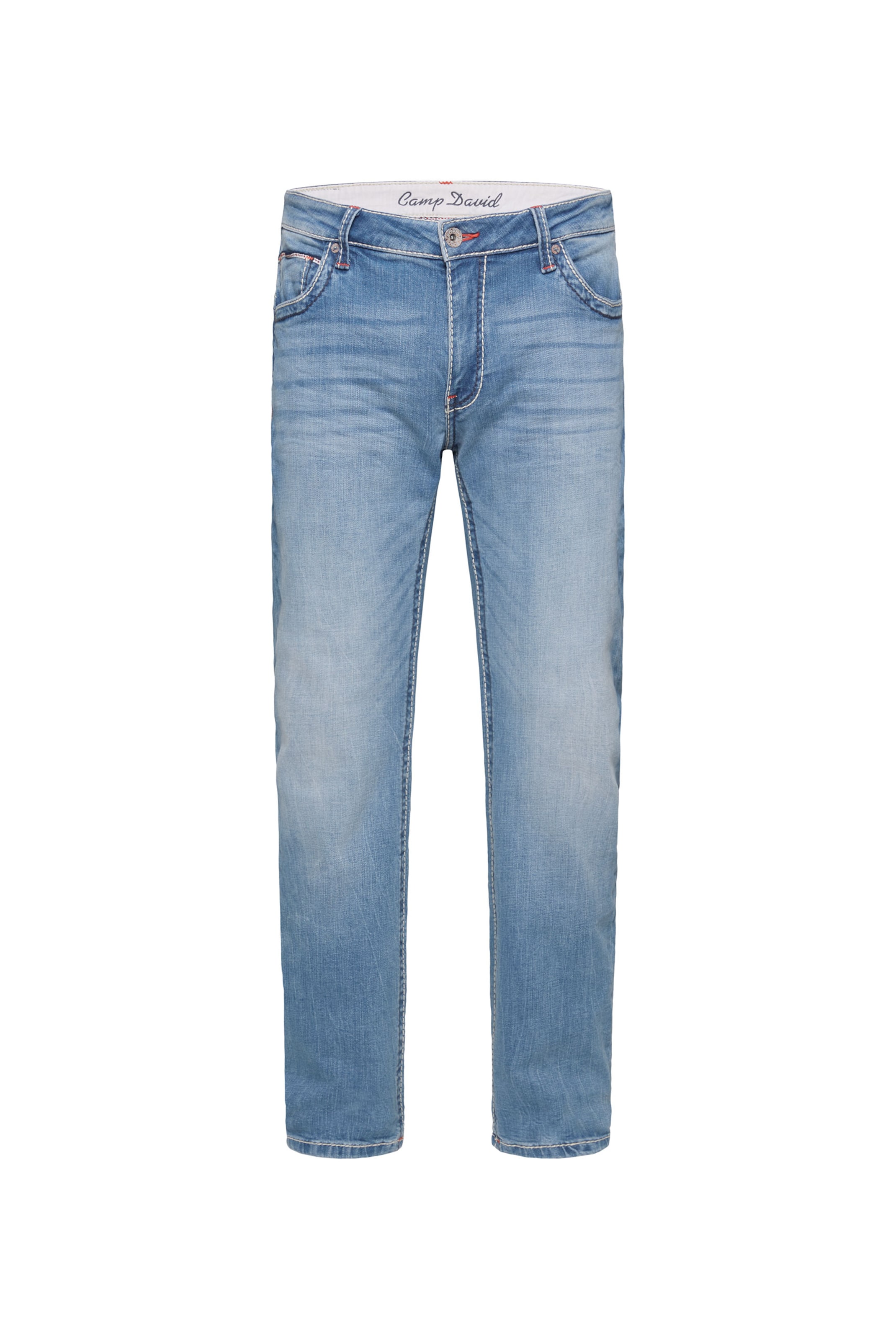 CAMP DAVID Regular Jeans in Blue: front