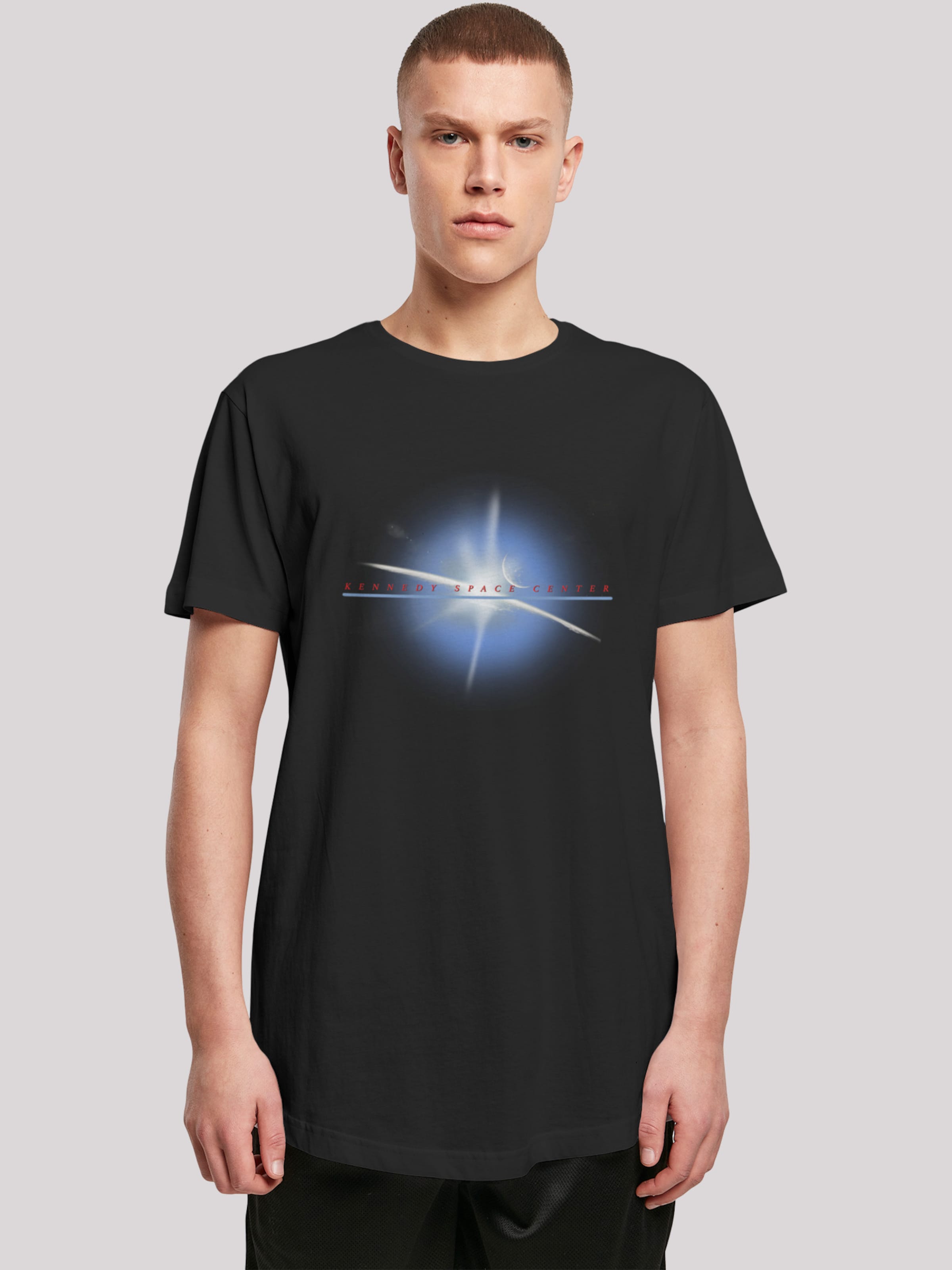 F4NT4STIC Shirt 'NASA Kennedy Space Centre Planet' in Schwarz | ABOUT YOU