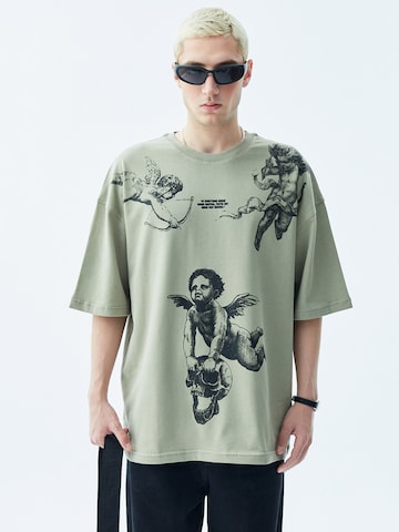 Tricou de la VAMOS CLO pe verde: față