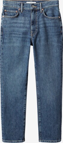 MANGO Regular Jeans in Blauw: voorkant