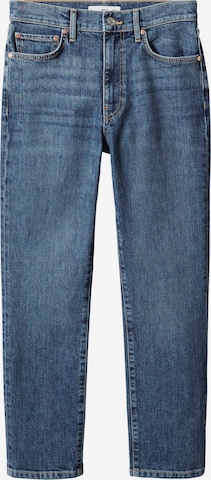 MANGO Regular Jeans in Blauw: voorkant