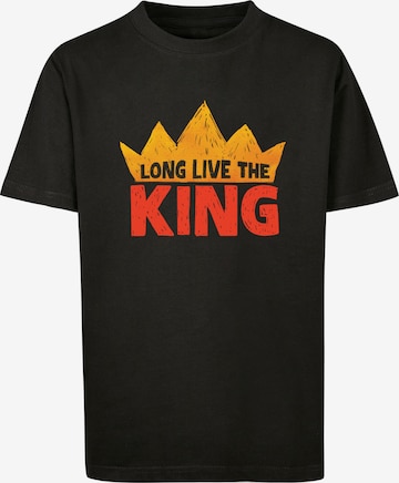 T-Shirt 'Disney König der Löwen Movie Long Live The King' F4NT4STIC en noir : devant