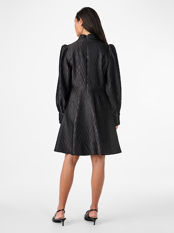 YAS Shirt dress 'YASRIPPLE' in Black