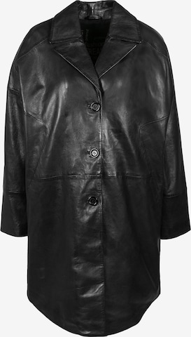 FREAKY NATIONPrijelazni kaput 'As Well' - crna boja: prednji dio