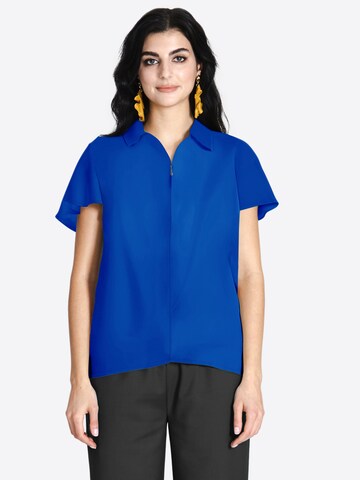 Camicia da donna 'Olive' di Jascha Stockholm in blu: frontale