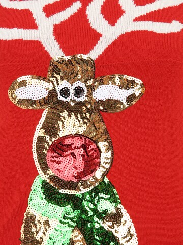 Vila Tall Sweater 'Cupid' in Red