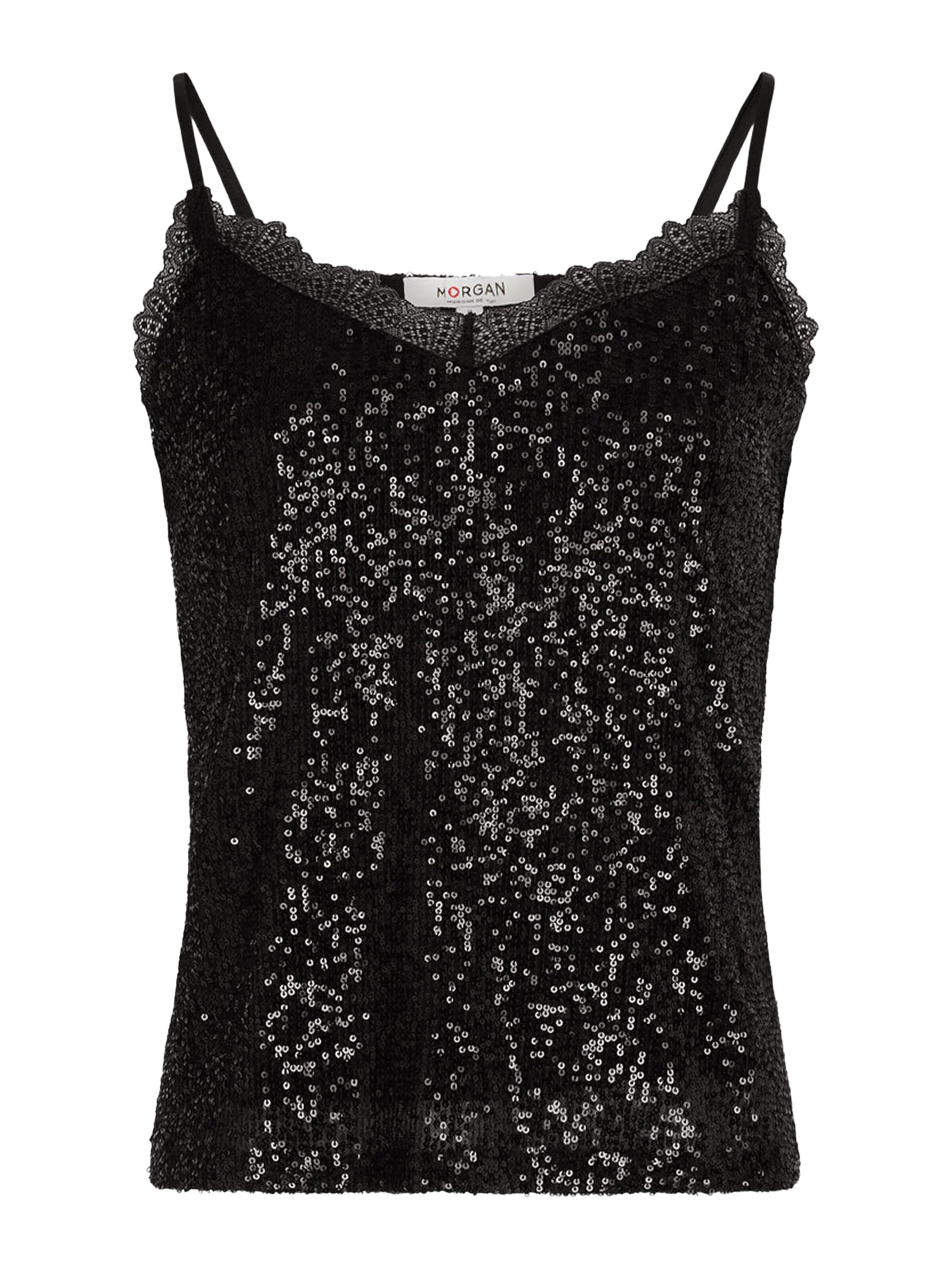 Haut Morgan en noir : devant