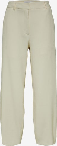 Loosefit Pantalon 'Brianne' SELECTED FEMME en beige : devant