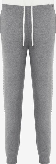 Finn Flare Schlupfhose in graumeliert / weiß, Produktansicht