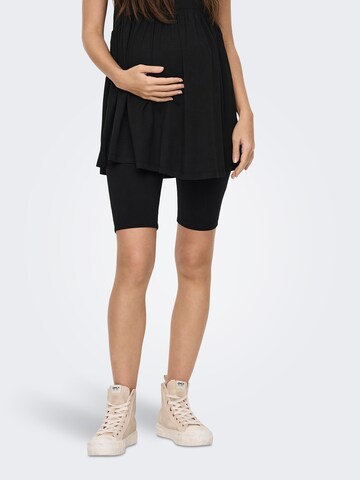 Only Maternity Skinny Pajkice 'OLMLOVELY' | rjava barva: sprednja stran