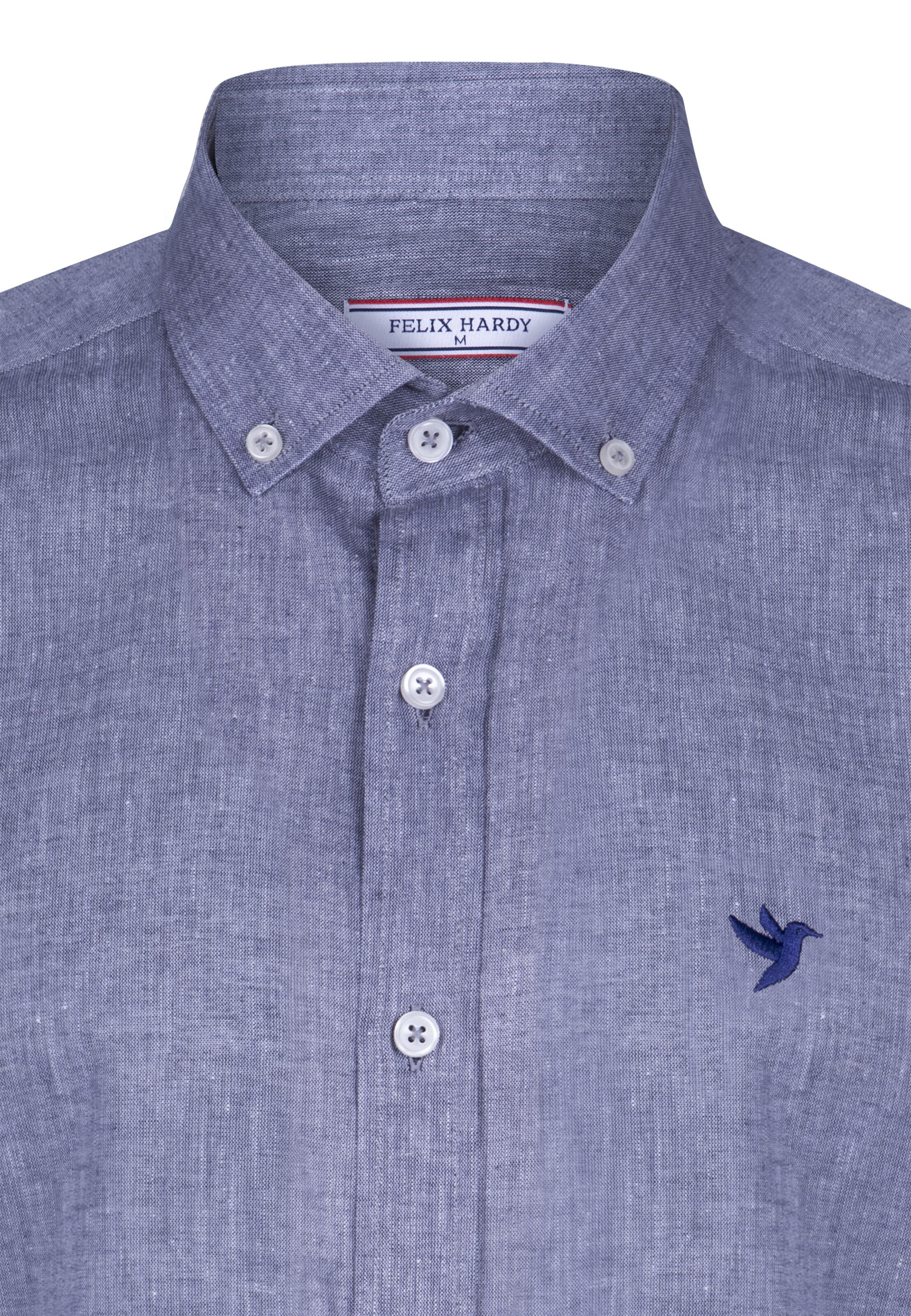 Felix Hardy Regular fit Button Up Shirt in Blue