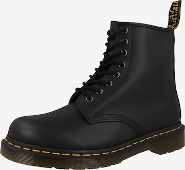 Bottes à lacets '1460' Dr. Martens en noir : devant