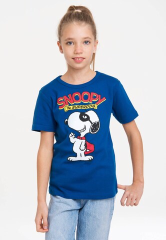 LOGOSHIRT Shirt in Blue: front