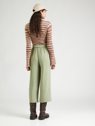 VILA Loose fit Trousers 'VIJOSA' in Green