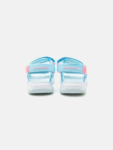 SKECHERS Sandale in Blau