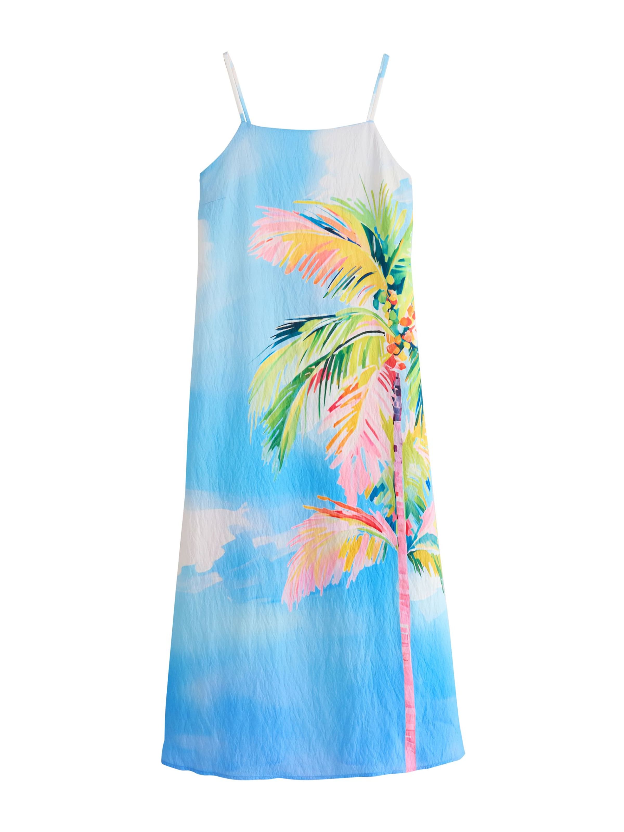 Next - Vestido de verano en azul: frente