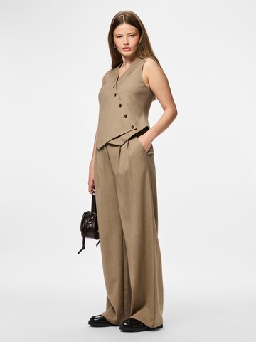 PIECES Vest 'PCBubbles' i brun