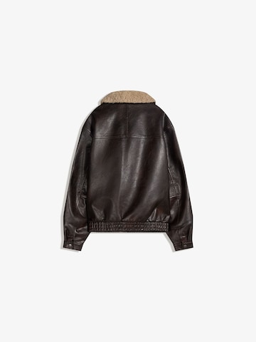 Veste mi-saison Bershka en marron