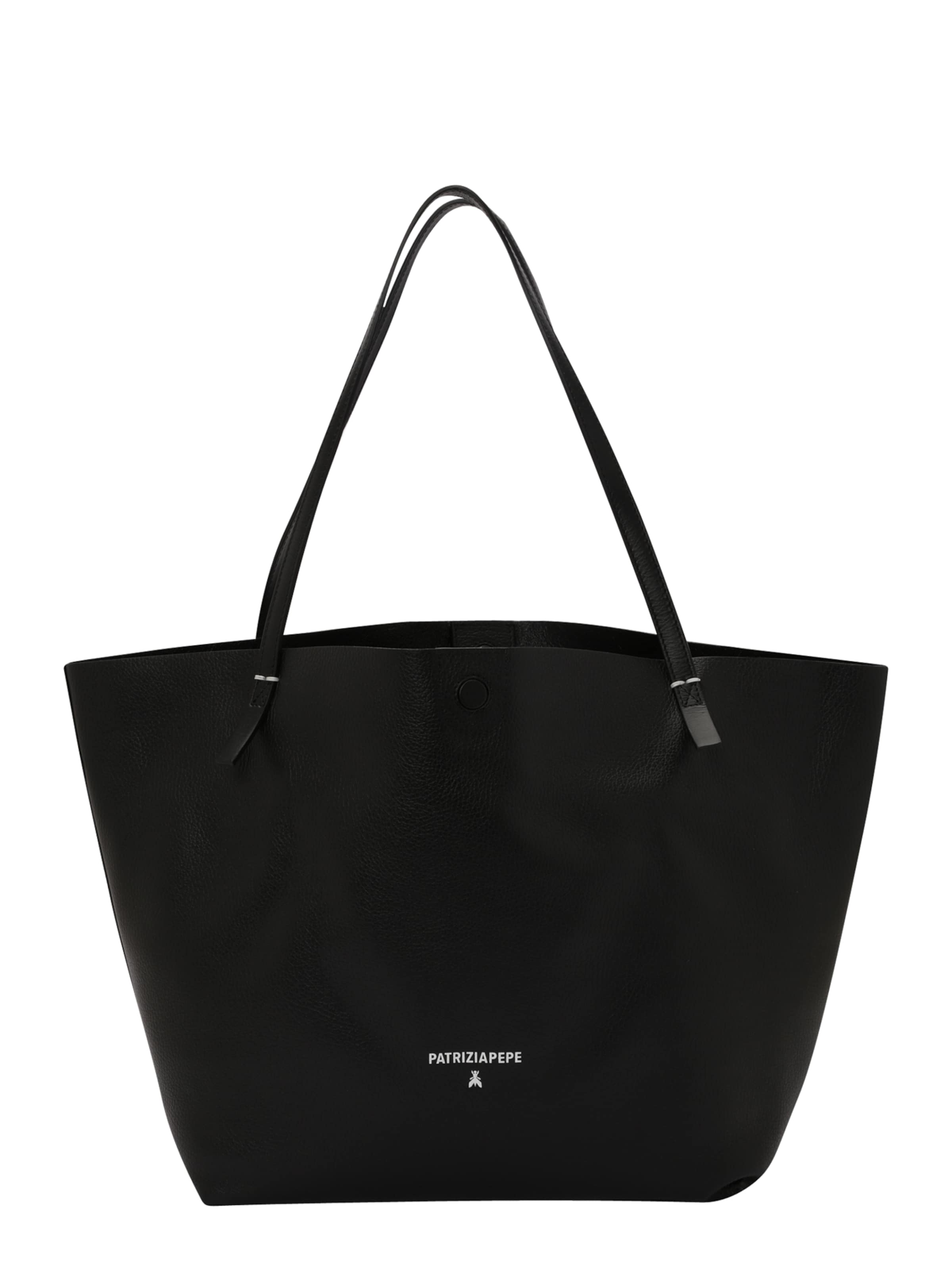 PATRIZIA PEPE Shopper i sort: forside