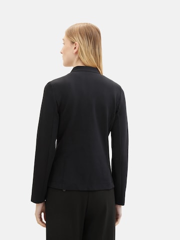 TOM TAILOR Blazer in Black