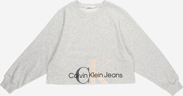 Calvin Klein Jeans Sweatshirt in Grau: predná strana