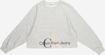 Calvin Klein Jeans Mikina - Sivá: predná strana