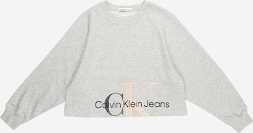 Calvin Klein Jeans Bluzka sportowa w kolorze szary: przód