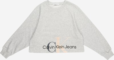 Calvin Klein Jeans Mikina - sivá melírovaná / púdrová / čierna, Produkt