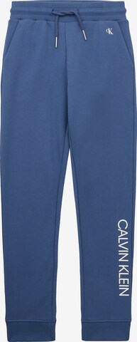 Pantalon Calvin Klein Jeans en bleu : devant