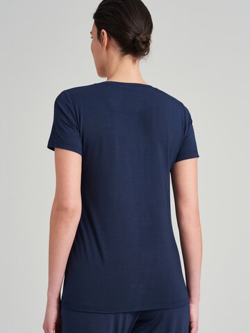 SCHIESSER Shirt ' Mix+Relax ' in Blauw