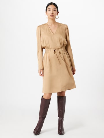 Robe 'Inga' SELECTED FEMME en beige : devant