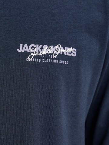 JACK & JONES Tričko 'JJAlvis' - Modrá