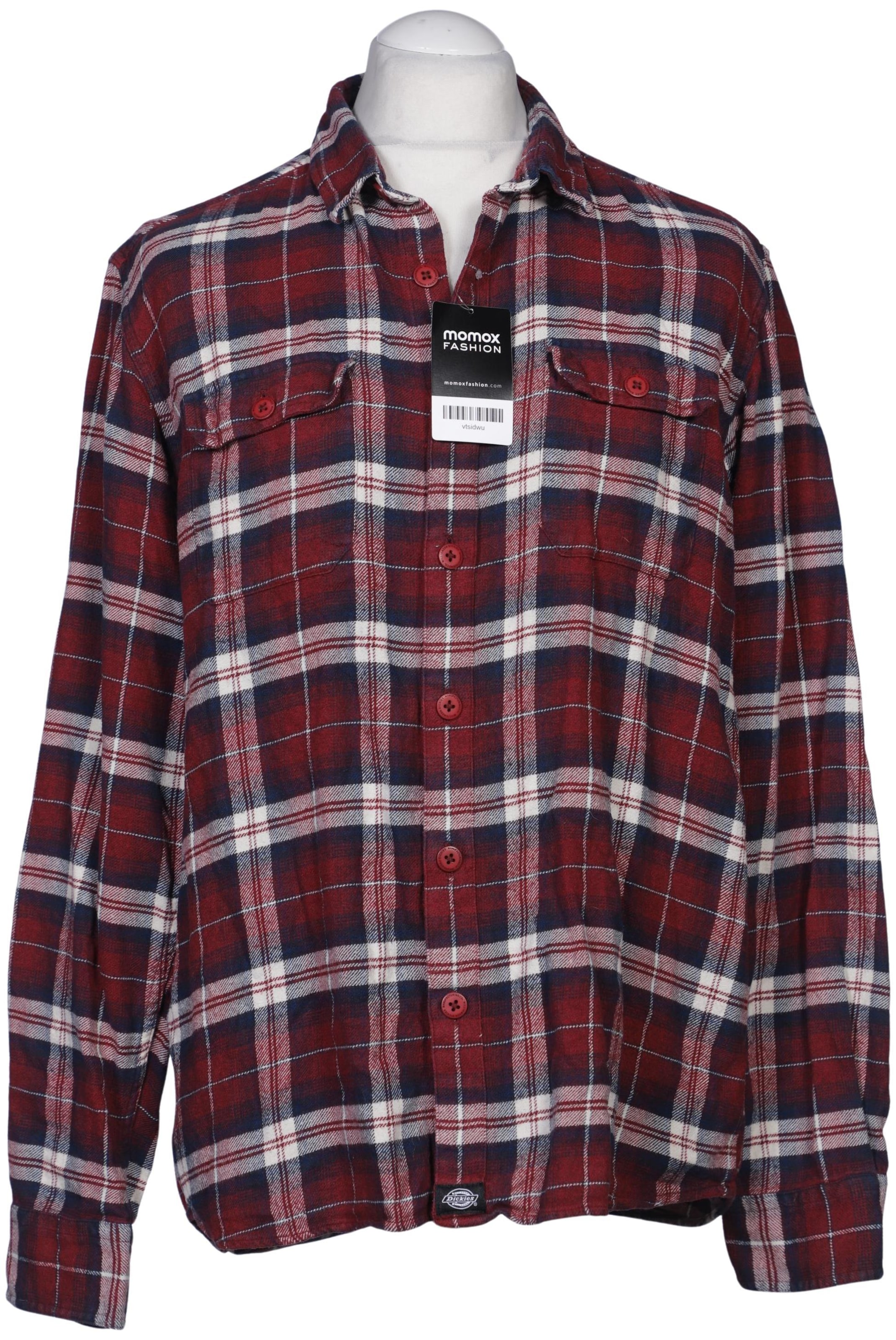 DICKIES Button Up Shirt in XL in Red: front