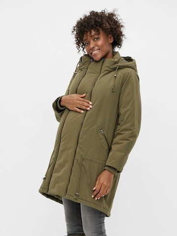 Parka d’hiver 'Tikkamaddy' MAMALICIOUS en vert : devant