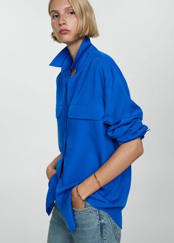 MANGOBluza 'Factory' - plava boja: prednji dio