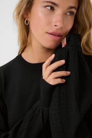 Kaffe Pullover i sort