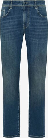 Boggi Milano Slimfit Jeans in Blauw: voorkant