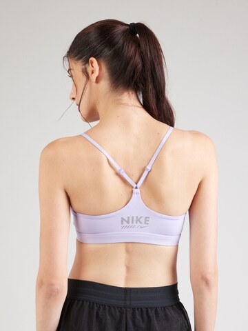NIKEBustier Sportski grudnjak 'INDY' - ljubičasta boja