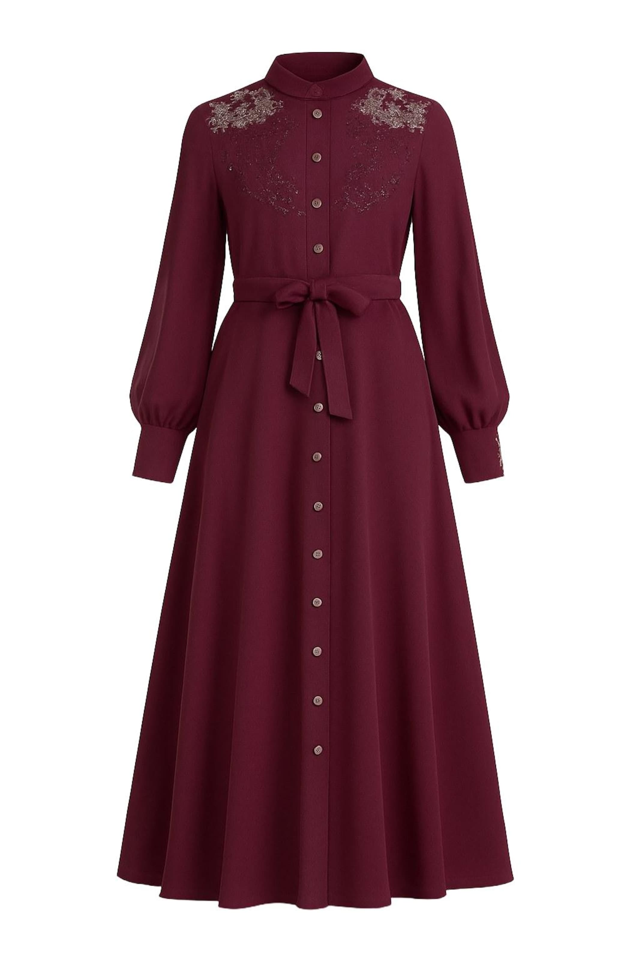 MODAMIHRAM Blousejurk in Lila: voorkant