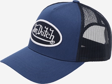 Casquette 'Classic' Von Dutch en bleu : devant