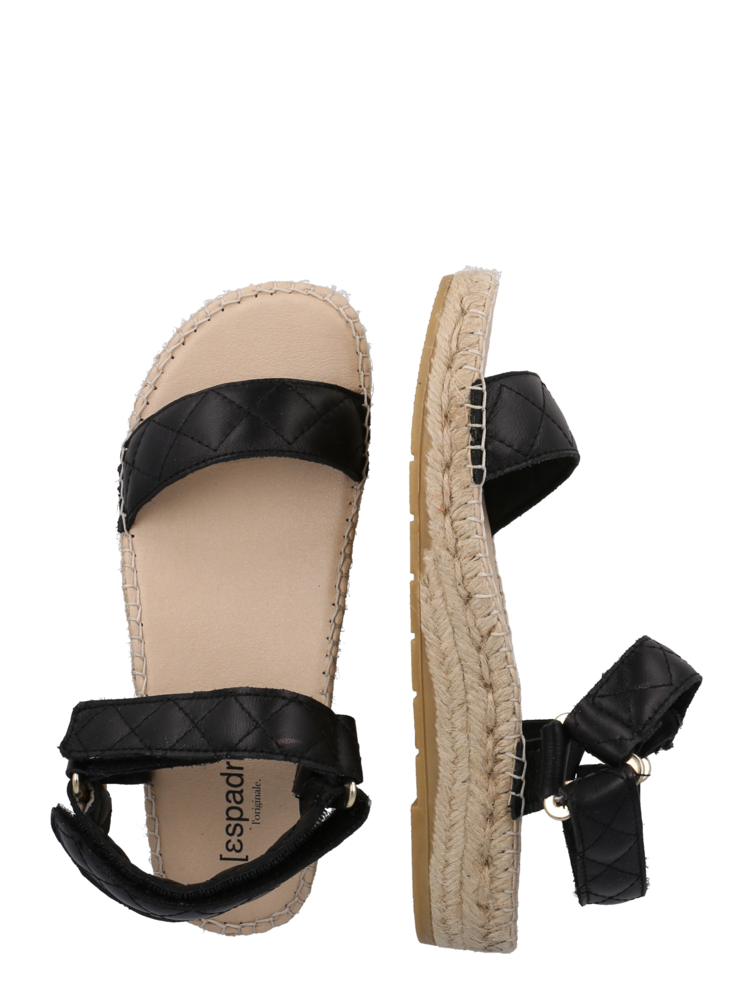 Frauen Sandalen espadrij l´originale Sandale 'Nantes' in Schwarz - VV73984 Frauen Sandalen espadrij l´originale Sandale 'Nantes' in Schwarz - VV73984