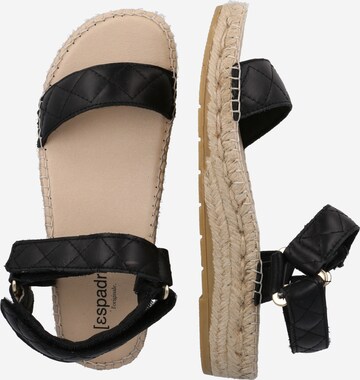 espadrij l´originale Sandals 'Nantes' in Black