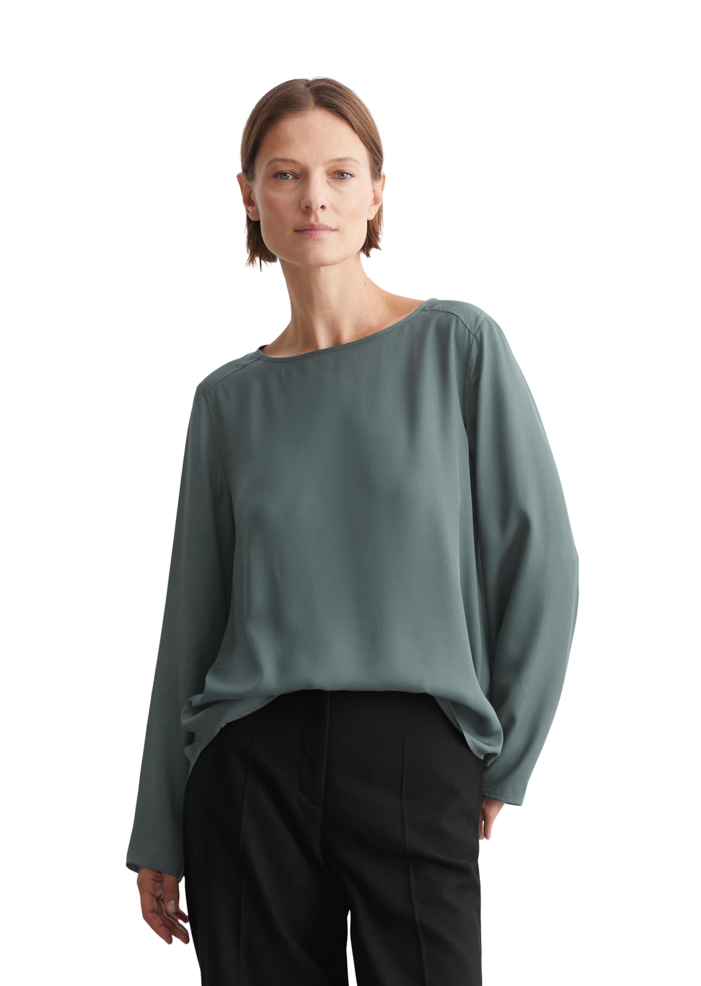 Marc O'Polo Футболка в Зеленый: спереди