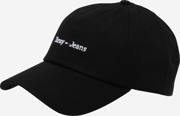 Casquette Tommy Jeans en noir : devant