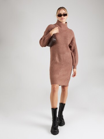 Noisy may Knitted dress 'ROBINA' in Brown