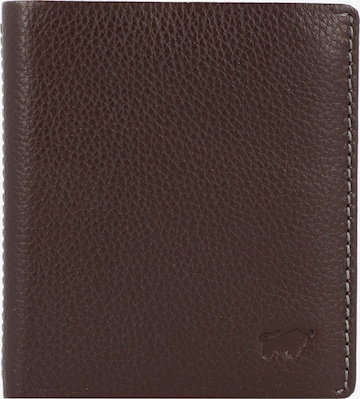 Braun Büffel Wallet in Brown: front