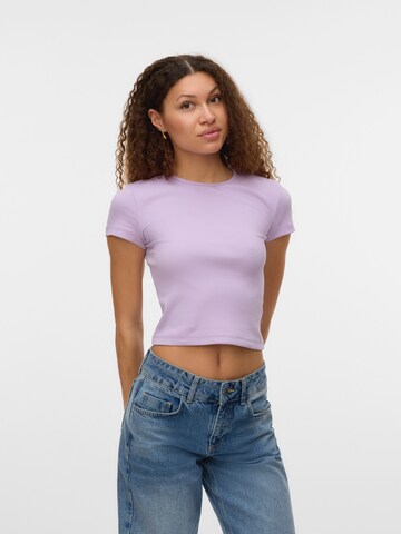 VERO MODA T-Shirt 'VMCHLOE' in Lila: Vorderseite