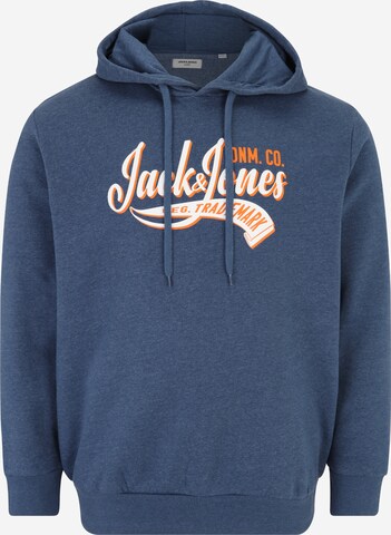 Jack & Jones Plus Sweatshirt in Blauw: voorkant