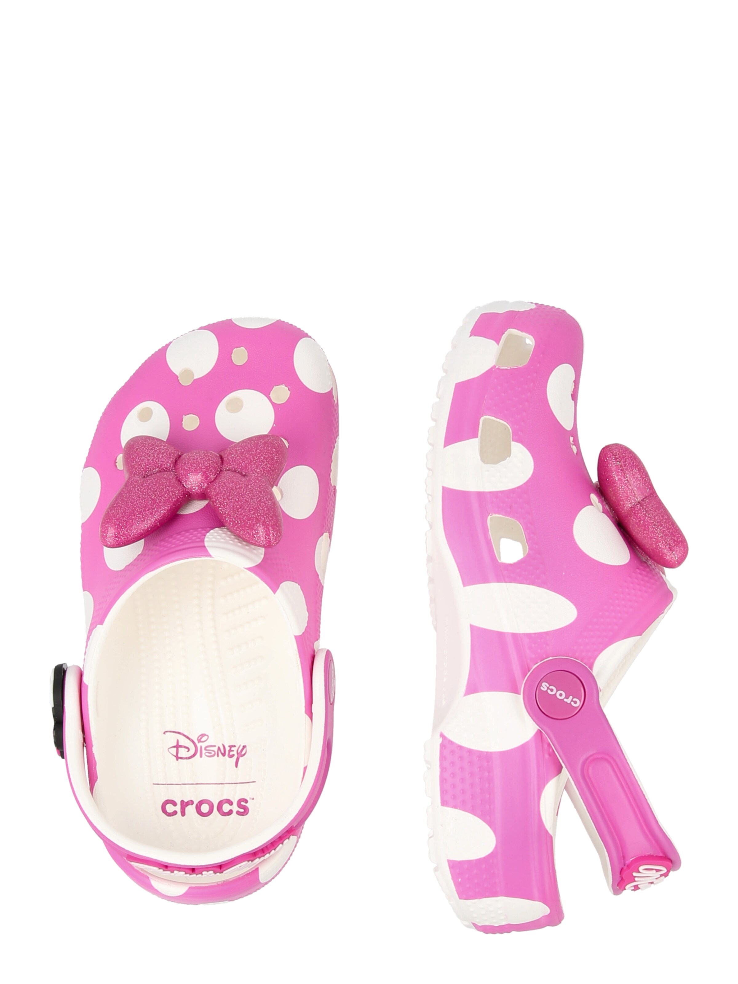 rožinė Crocs Atviri batai 'Minnie Mouse'